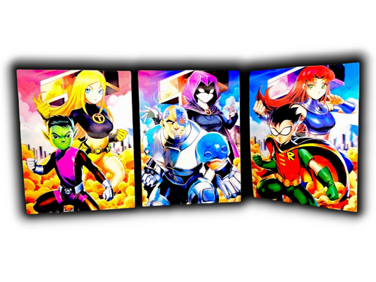 TEEN TITANS GO 3D MOTION WALL POSTERS