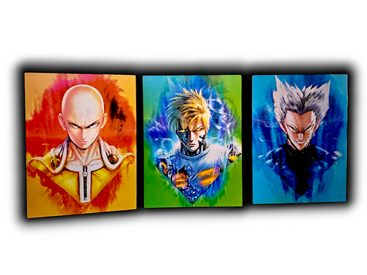 ONE PUNCH MAN 3D MOTION WALL POSTER