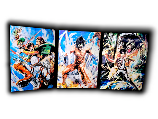 ATTACK ON TITANS 3D MOTION WALL POSTER