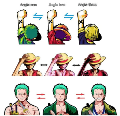 ONE PIECE 3D Motion Stickers